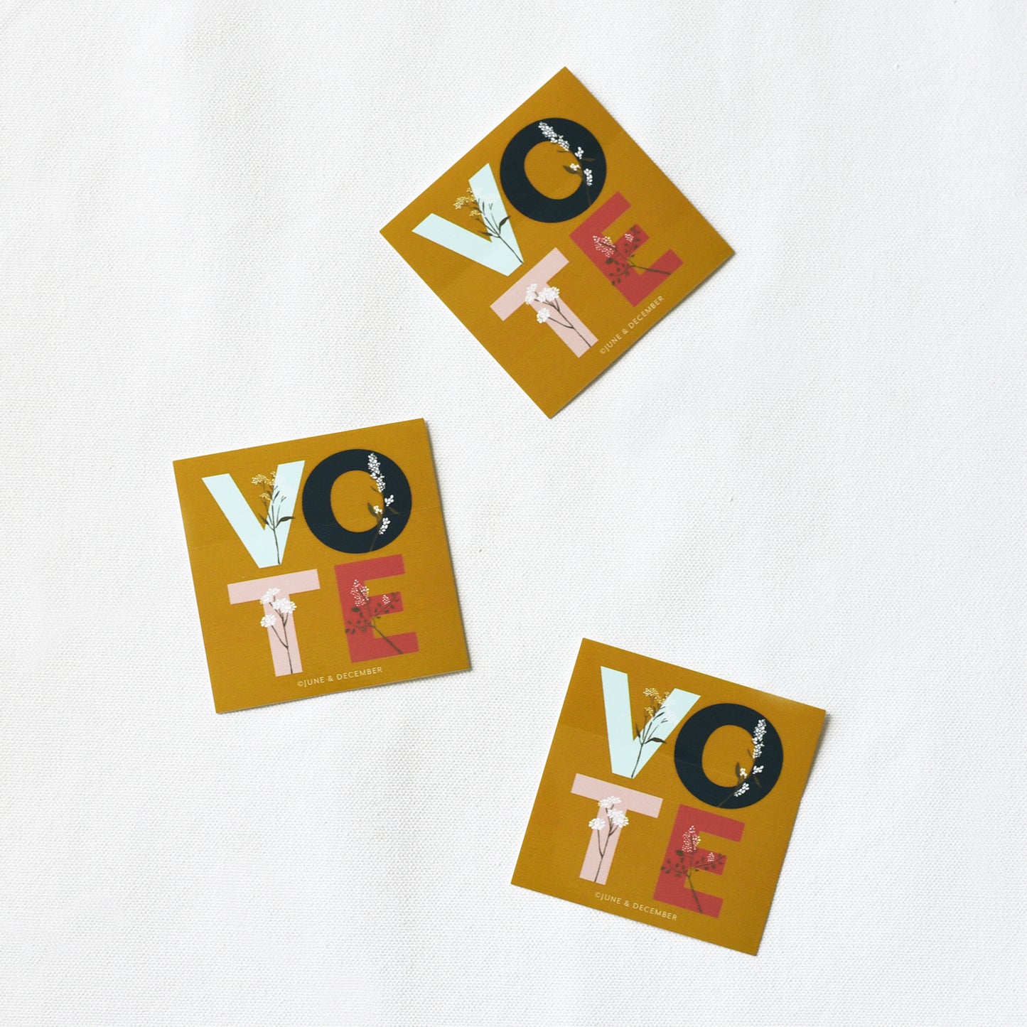 VOTE Sticker : 3x3 Square