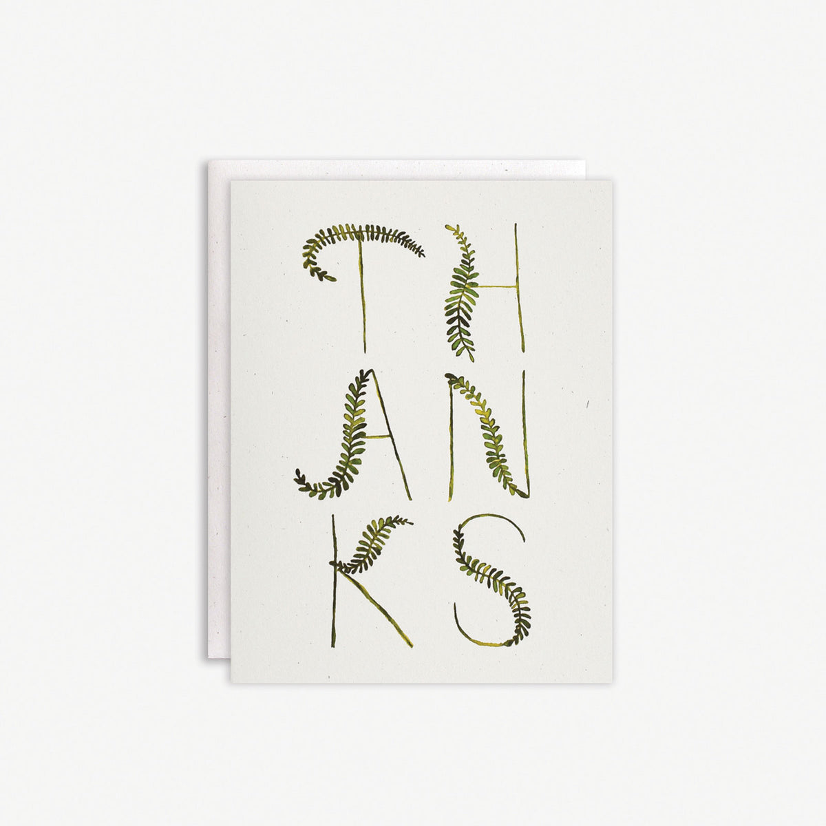 Fronds Thank You Cards Boxed Set Made in USA June & December