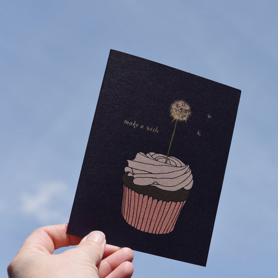 Make A Wish Cupcake Card