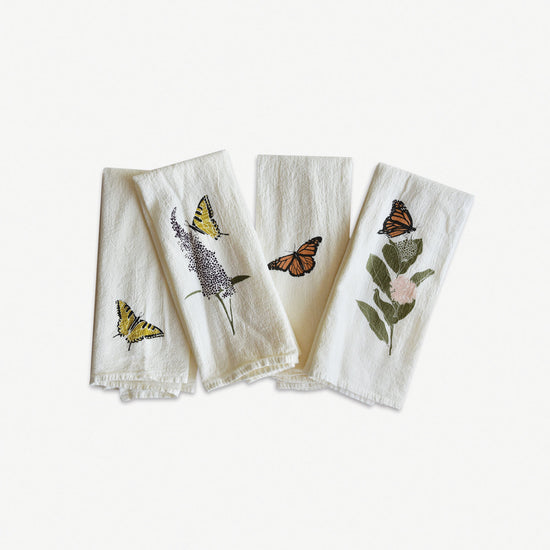 Swallowtails + Monarchs Napkins