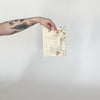 Video featuring our Language of Flowers tea towel, with Strength flowers design, printed on flour sack cotton, designed by Katie Forte of June & December