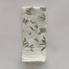 Video featuring eco-friendly cloth napkin printed with a Green Boughs and Berries design, designed by Katie Forte of June & December