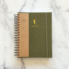 Short Video of our Forest Green Herbarium Journal, made with recycled paper, showing the contents of the pages, designed by Katie Forte of June & December