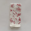 Video featuring our Red Boughs & Berries design, printed on an eco-friendly cloth napkin, designed by Katie Forte of June & December