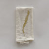 Video featuring an Eco-friendly cloth napkin, screen printed with Green Algae design, designed by Katie Forte of June & December