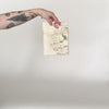 Video featuring our Language of Flowers, Joy, tea towel design. Printed on flour sack cotton, designed by Katie Forte of June & December