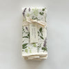 Video featuring our Herb Sprigs cloth napkin set, made from eco-friendly flour sack cotton, designed by Katie Forte of June & December