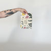 Video showing our Sea Flowers and Seaweeds tea towel design, featuring ocean elements, and screen printed on flour sack cotton. Designed by Katie Forte of June & December