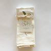 Video featuring our Herbal Tea Garden cloth napkin set, printed on an eco-friendly flour sack, designed by Katie Forte of June & December