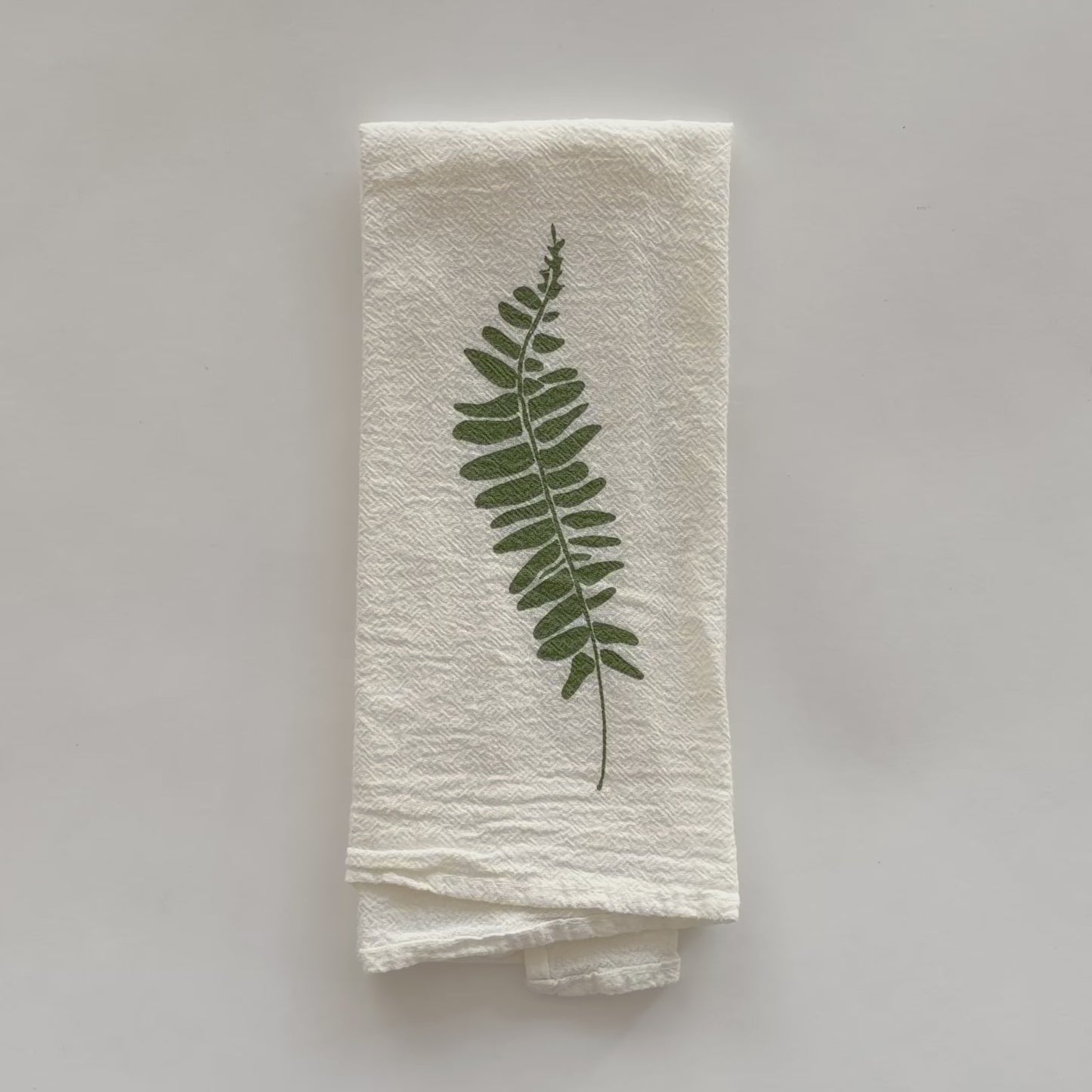 Load and play video in Gallery viewer, Video featuring our Rockcap and Rabbits Foot design, printed on an eco-friendly cloth napkin, designed by Katie Forte of June &amp;amp; December
