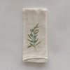 Short Video featuring our flower language, Peace, cloth napkin, showing both side of the design, designed by Katie Forte of June & December