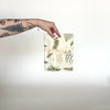 Video featuring our Fronds tea towel design, made from flour sack cotton, designed by Katie Forte of June & December