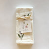 Video featuring our Hummingbird cloth napkin set, made from flour sack cotton, perfect for the spring or summer. Designed by Katie Forte of June & December