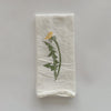 Video showing both side of our Dandelion and Clover design that's screen printed on an eco-friendly cloth napkin, designed by Katie Forte of June & December