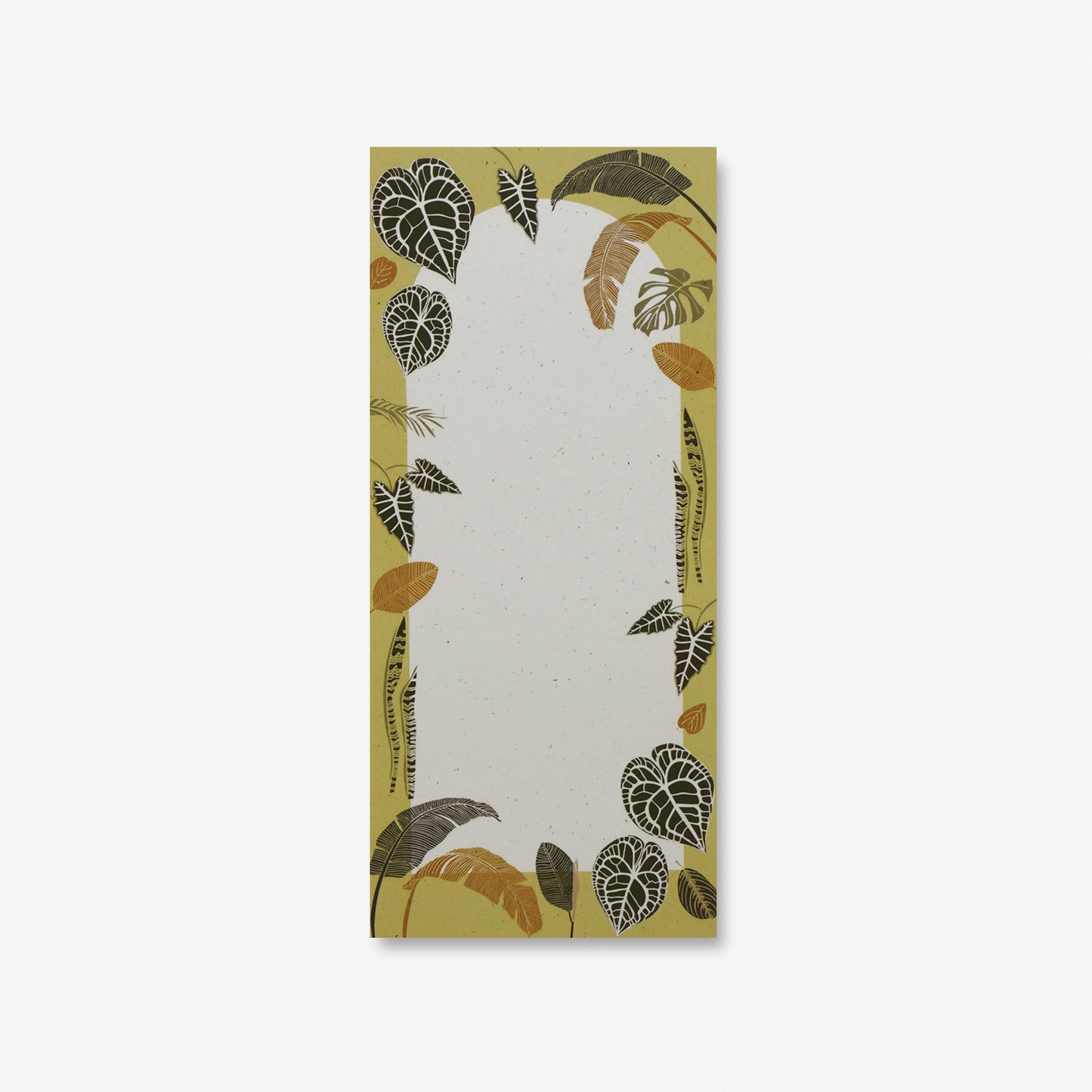 Recycled botanical garden plants to-do notepad and market list with botanical illustration by June & December artist Katie Forte