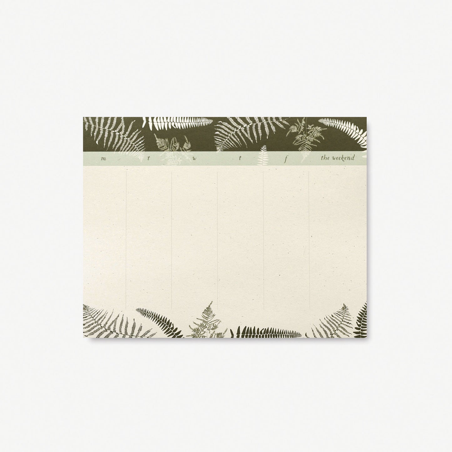 Fronds Desk Pad : Weekly