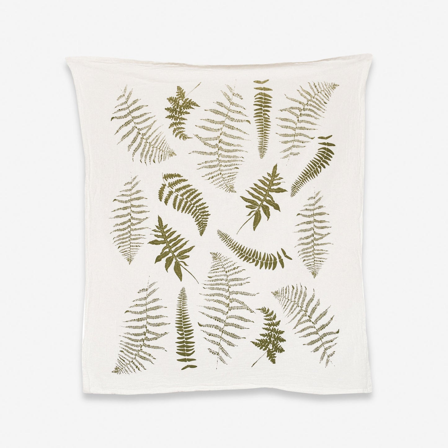 Rabbits with Ferns Needlepoint Pillow