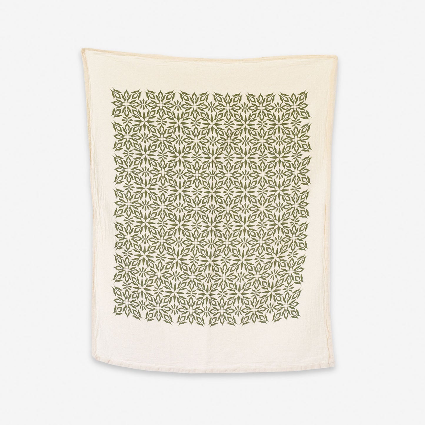 Load image into Gallery viewer, Woodblock Nettles Towel : Green
