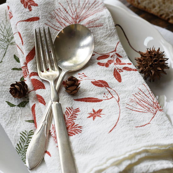 Red Boughs & Berries Napkins