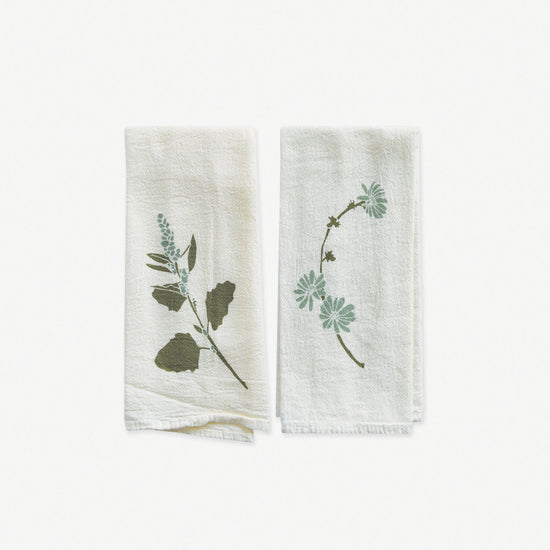 Load image into Gallery viewer, Lambs Quarters + Chicory Napkins
