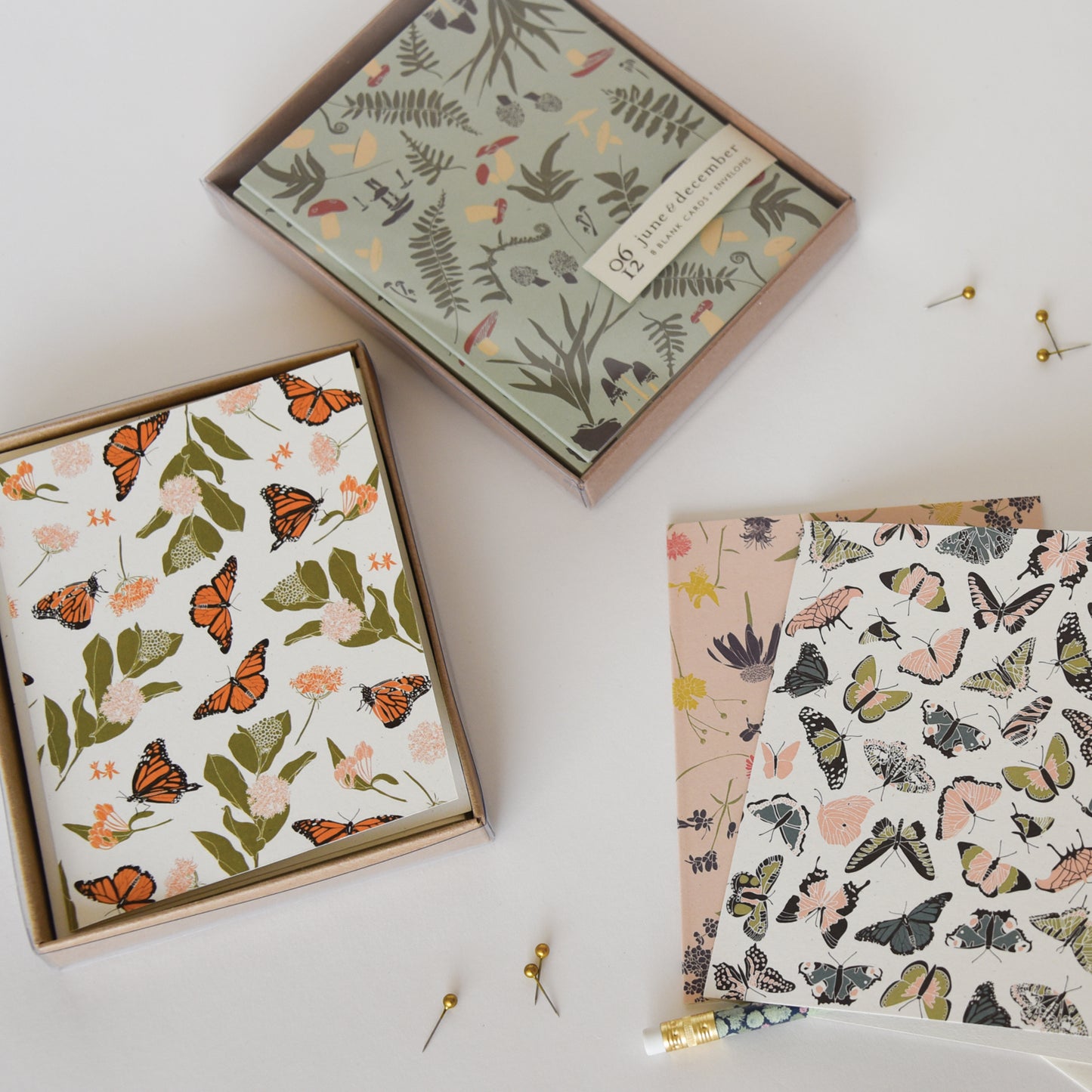 Monarchs & Milkweeds Card