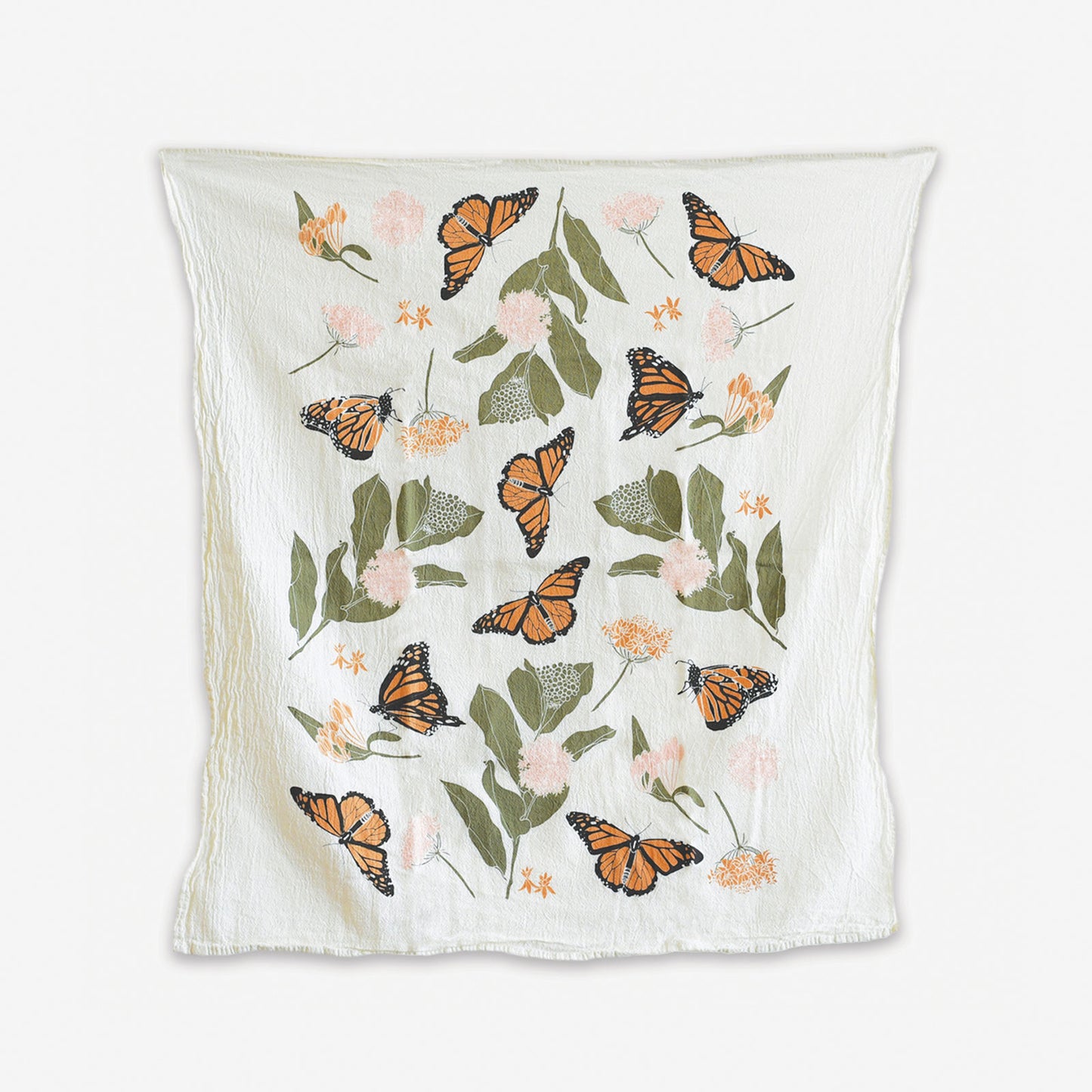 Load image into Gallery viewer, Monarchs &amp;amp; Milkweeds Towel

