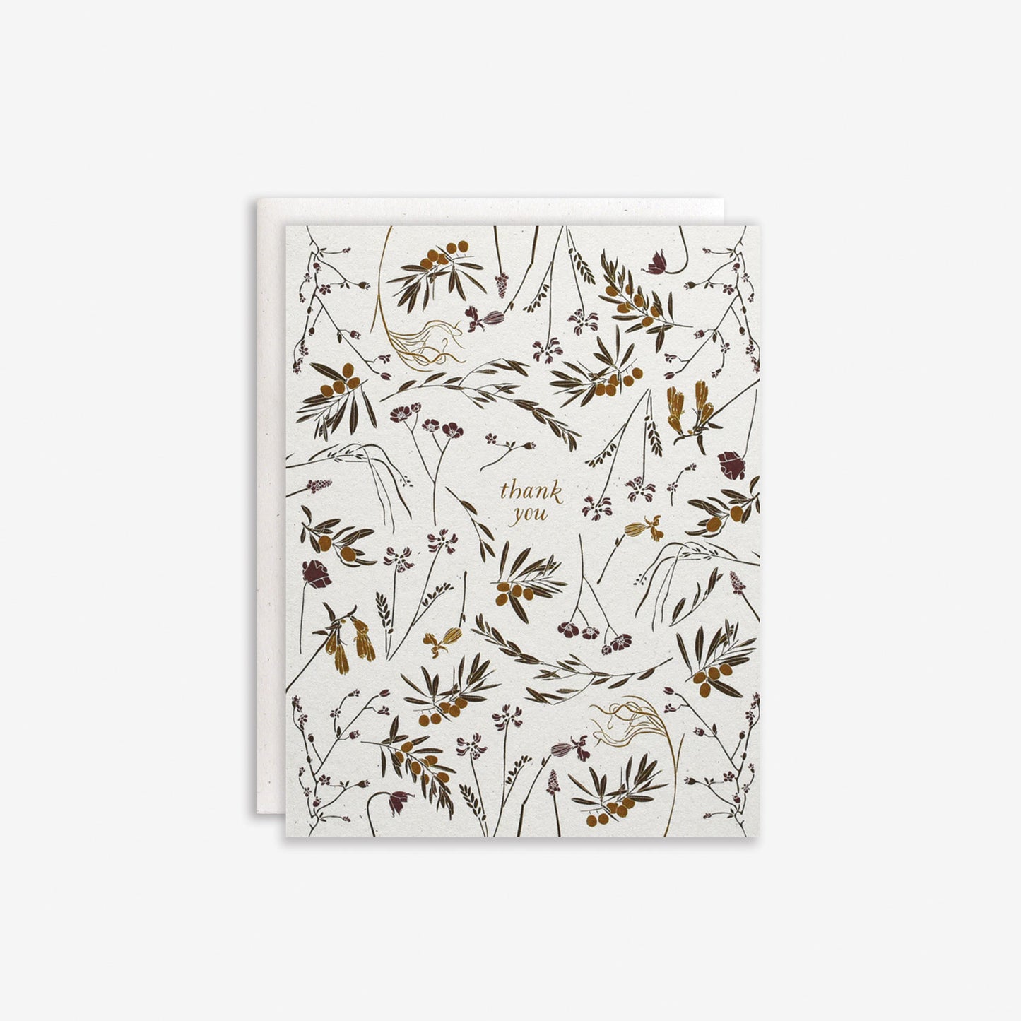 Olive Grove Thank You Card