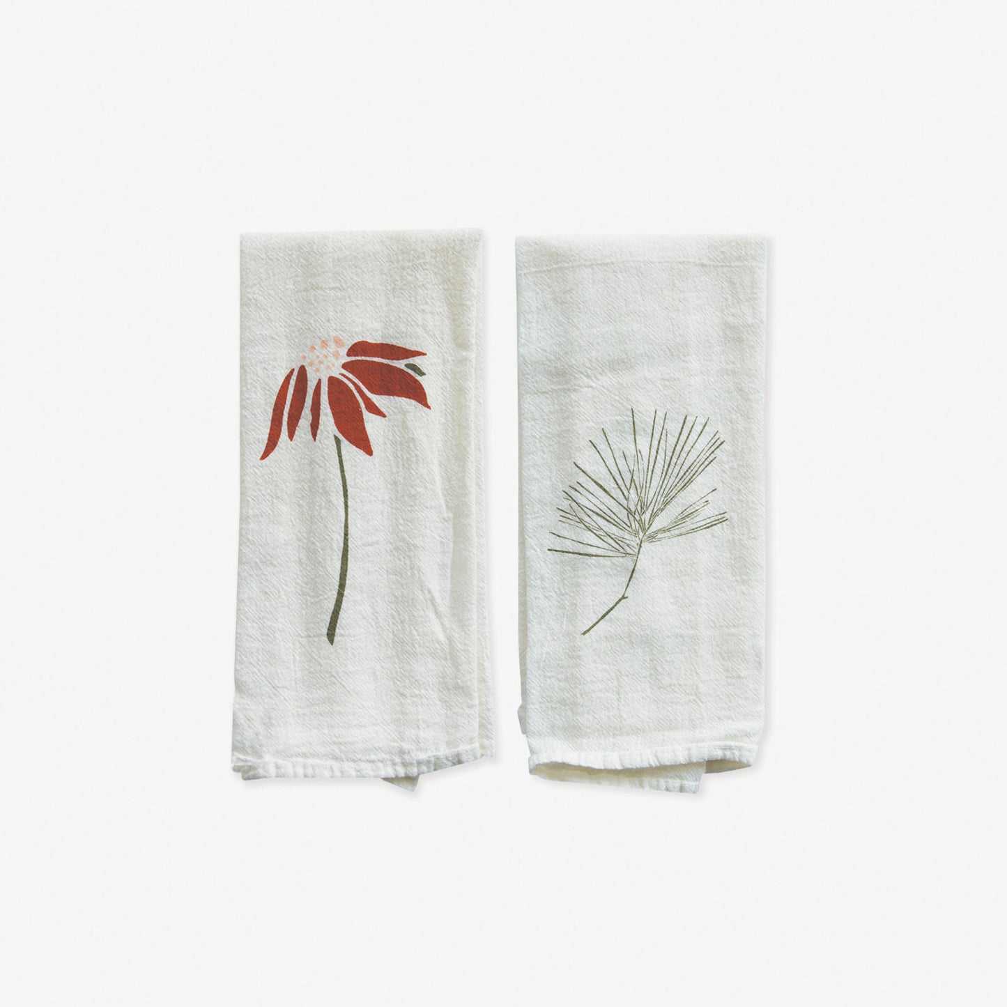 Load image into Gallery viewer, Poinsettia + Pine Napkins
