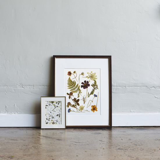 Country Girl Creations Presssed Dried Wildflowers Decorative Picture