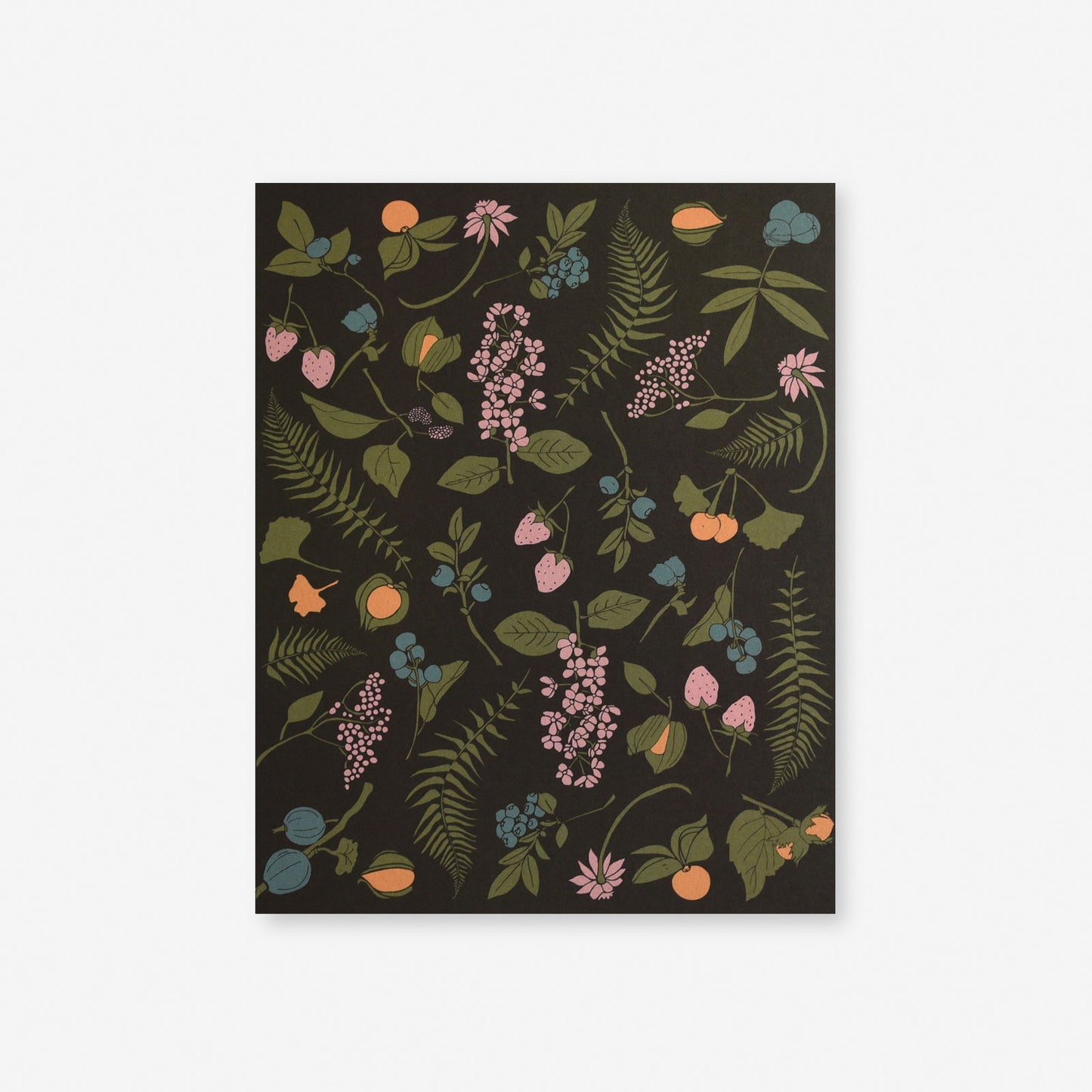 Load image into Gallery viewer, Wild Berries + Nuts Art Print
