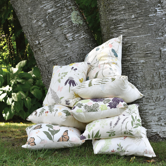 Load image into Gallery viewer, Butterfly Garden Pillow Cover

